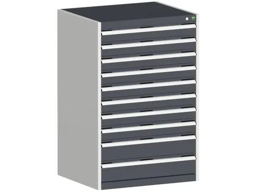 ladekast,HxBxD 1200x800x650mm,10lade(n),lade voor normale belastingen