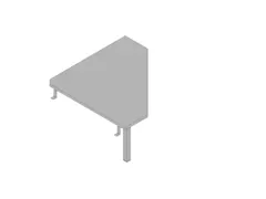 angle de liaison 90 ° HxlxP 730x840x840mm p. Piètem. semelles