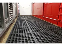 werkplek-vloerbedekking,modulesysteem,LxB 900x900mm,nitril,zwart