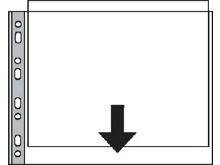 Showtas Esselte 55230 Standaard A3 Landscape Pp 0.09mm 11-Gaats - 1