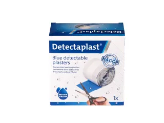 Waterafstotende blauwe pleister Detectaplast 6cmx5m - 3