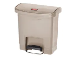 Slim Jim Step On Container Front Step Kunststof 15 Liter Beige