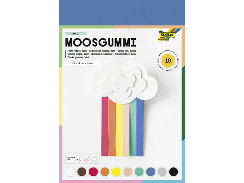 Foam Folia 20x29cm basic 10 kleuren