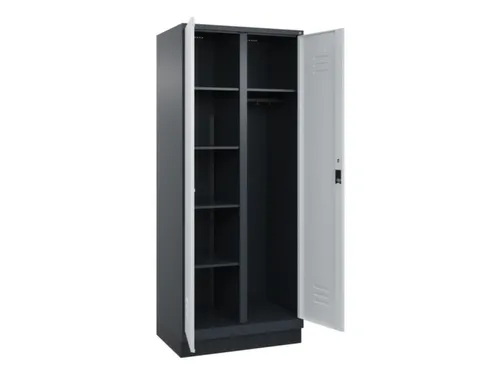 wasgoedverdeelkast,HxBxD 1950x800x500mm,vak B 400mm,cilinderslot