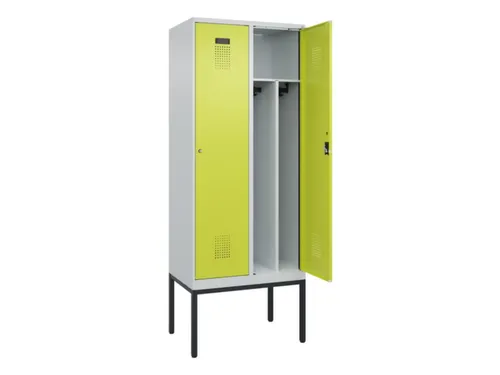 locker voor scheiding van kleding,HxBxD 2120x800x500mm,2vak