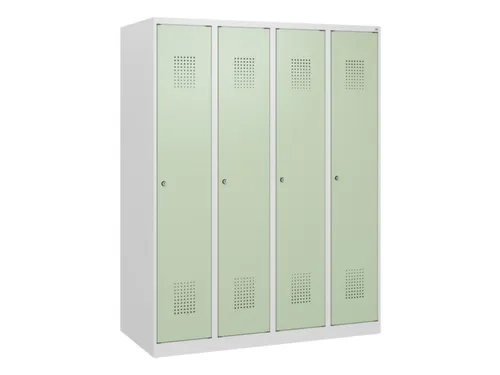schoollocker,HxBxD 1530x1200x500mm,4vak,vak B 300mm,cil.-slot