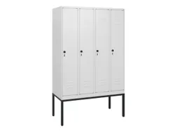 locker,HxBxD 1950x1200x500mm,4vak,vak B 300mm,draaigrendel