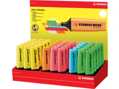 BOSS ORIGINAL surligneur, présentoir de 45 pièces in 6 geassorteerde
