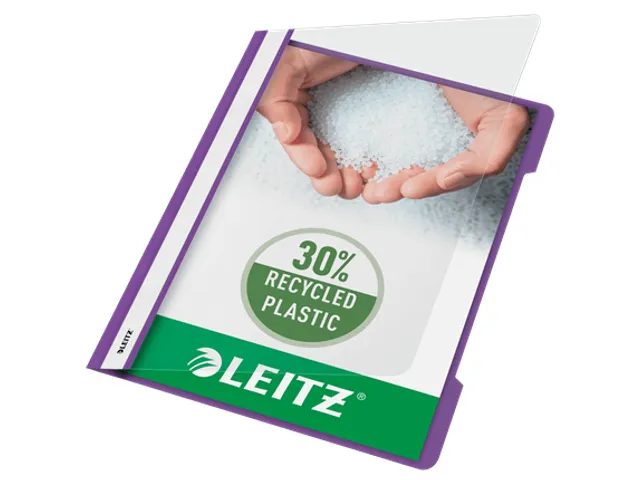 Snelhechter Leitz 4191 standaard A4 violet 30% gerecycled plastic