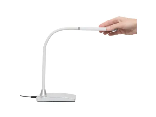 Bureaulamp MAUL Pearly LED colour vario dimbaar zilver