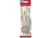 Penselenset Faber-Castell soft touch, 4 stuks pastel kleuren