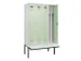 locker met bank,voor scheiding van kleding,HxBxD 2120x1200x815mm,4vak