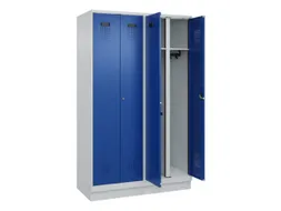 locker voor scheiding van kleding,HxBxD 1950x1200x500mm,4vak
