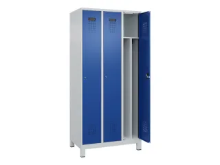 locker voor scheiding van kleding,HxBxD 1950x900x500mm,3vak - 1