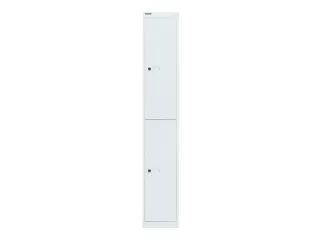 Dubbeldekse garderobekast,HxBxD 1802x305x457mm,1x2vak.,cil.-slot - 1