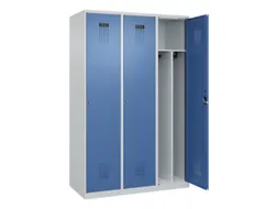 locker voor scheiding van kleding,HxBxD 1850x1200x500mm,3vak
