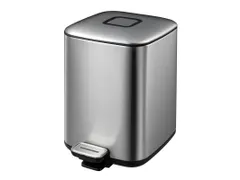 Vierkante Pedaalemmer Regent Step Bin 6 Liter Mat Rvs