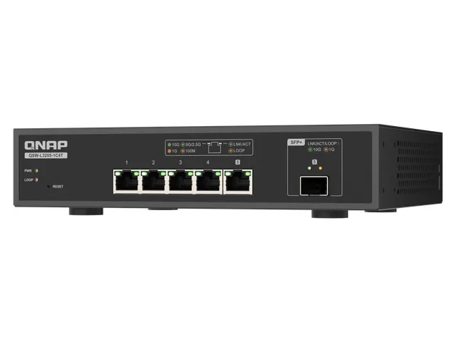 QNAP QSW-L3205-1C4T 4, Managed, 10G Ethernet (100/1000/10000), Full du