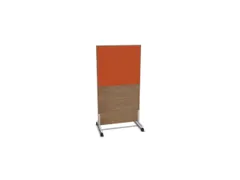 scheidingswand,HxB 1545x800mm,NT-cherry,BN3012-oranje