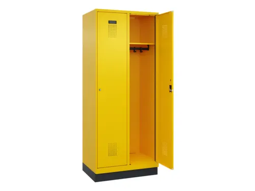 locker,HxBxD 1950x800x500mm,2vak,vak B 400mm,cil.-slot,sokkel