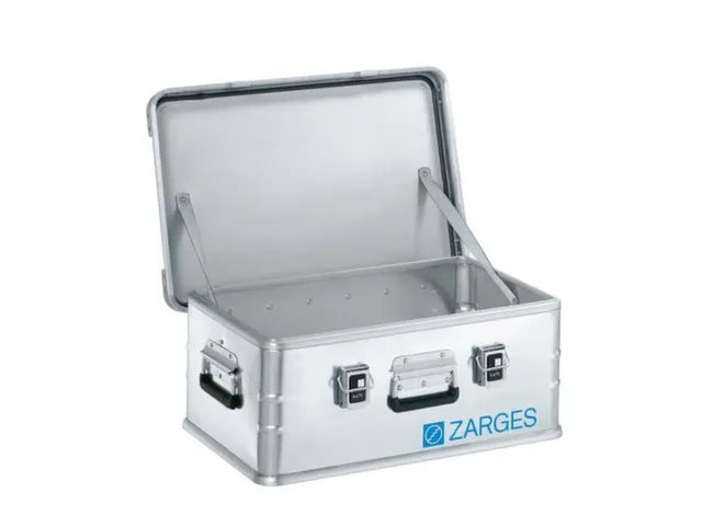 Transportkist Aluminium 42l 250x 600x 400mm Snapsluitingen Draaggrepen
