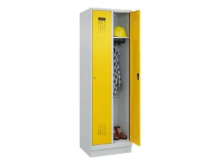 locker,HxBxD 1950x600x500mm,2vak,vak B 300mm,cil.-slot,sokkel - 1