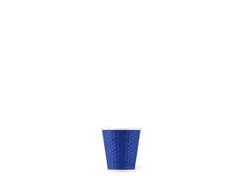 Beker porselein Les Artistes Paris 180ml met siliconen grip Blauw