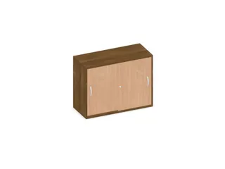 Schuifdeurkast 770x1000x430mm Romp Noten Decor Front Beuken - 1