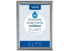 Europel Kliklijst Economy Outdoor A4 Zilver 25 mm waterdicht