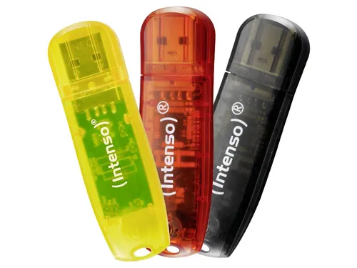 Raimbow Line Usb Stick 32Gb 3502483 28MB/s USB 2.0 geel, rood, zwart