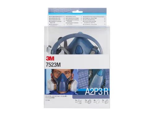 3M 7523M Starterskit A2P3 Half Masker M