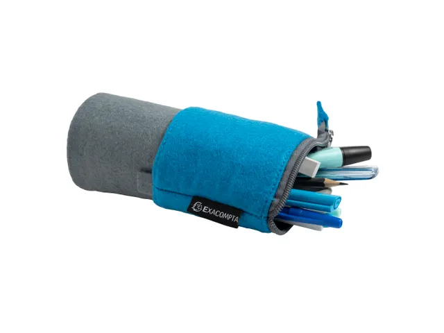 Trousse pot à crayons Teksto - Couleurs assorties