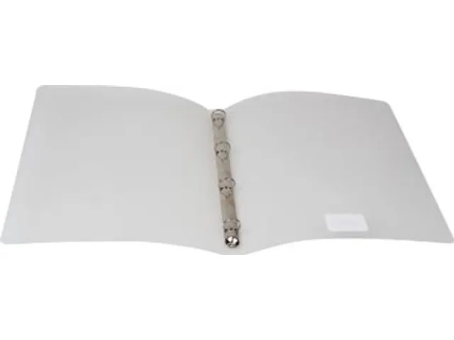 ringmap A4 uit PP 4 ringen van 16 mm transparant
