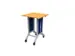 Établi Mobile Hxlxp 890-1250X750X750Mm Hauteur Réglable Blocage Par