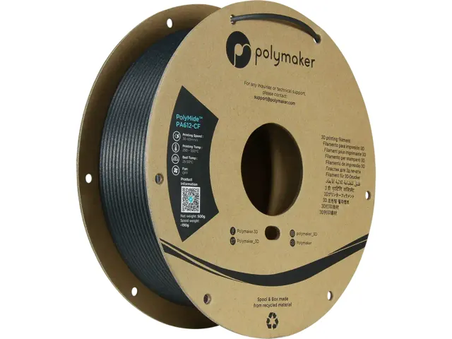 PA612-CF 2,85mm BLACK 0,5kg 3D Filament