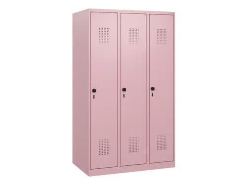 schoollocker,HxBxD 1530x900x500mm,3vak,vak B 300mm,draaigrendel