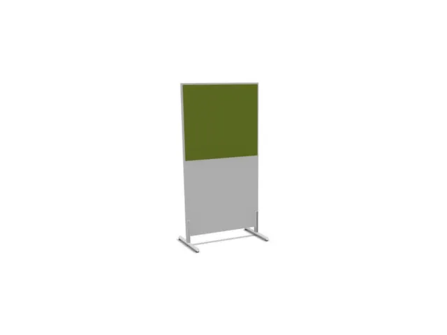 scheidingswand,HxB 1545x800mm,MP-lichtgrijs,BN7048-groen