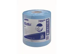 Wypall L10 poetsdoek 7494 rol 1-laags blauw 630 doeken 239m 38x18,5 cm