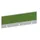 baliepaneel v. bureau aanbouw achter MP-lichtgrijs BN7048-groen 1400mm