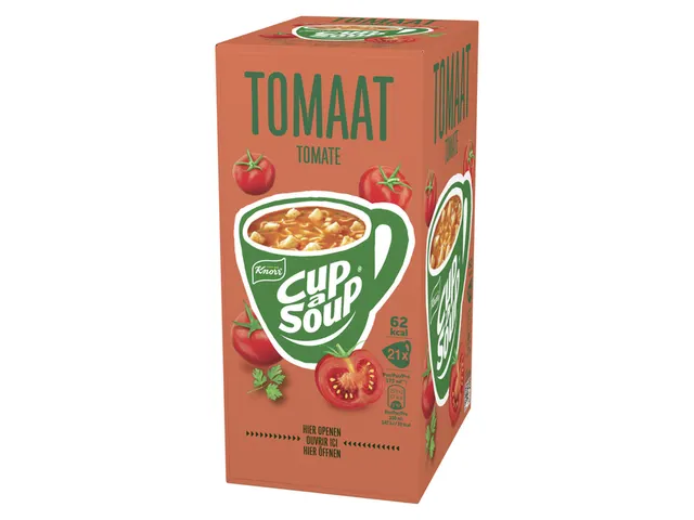 Cup a Soup Knorr tomaat 175ml 21 zakjes Voordeelbundel