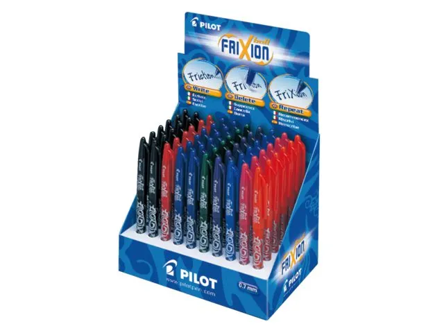 Rollerpen Pilot Frixion Ball 0.7mm BL-FR7 Medium punt Display 60 stuks