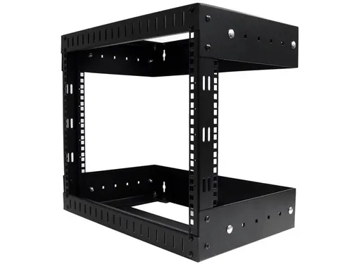 8U Open Frame Rack Wandmontage Verstelbare Diepte