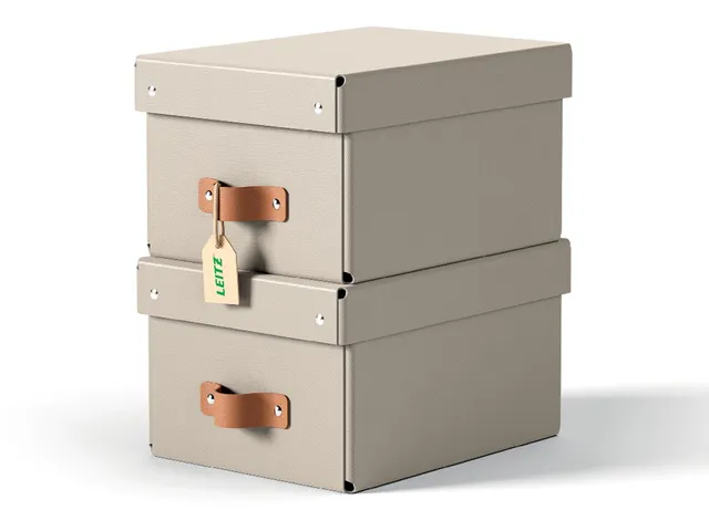 Puro opberdoos small A5 7 liter beige 2 stuks