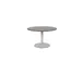 Table De Réunion Linesto Hauteur Fixe Ø120cm Chêne Logan - Aluminiu