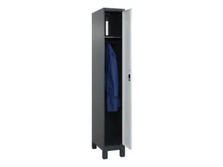 locker,HxBxD 1950x300x500mm,1vak,vak B 300mm,cil.-slot,voeten - 1