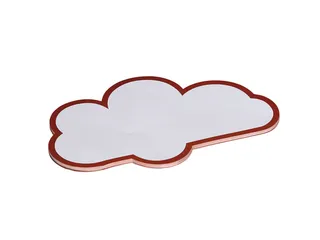 Workshopkaarten MAUL wolk 14x23cm wit 20 stuks - 2