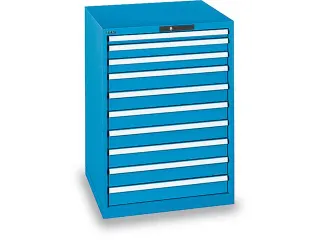 Ladenkast Code 1000x717x725mm 10laden 200kg Ral5012 - 1