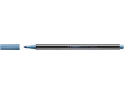 Viltstift STABILO Pen 68/841 medium metallic blauw