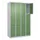 lockerkast,HxBxD 1850x1200x500mm,4x3vakken,vak B 300mm,cil.-slot