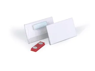 Badge Durable 8116 vlak met magneet 40x75mm - 2